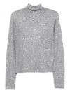 Alysi Turtle-neck Sweater In Gray