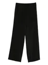Alysi Metallic-threaded Trousers In Black