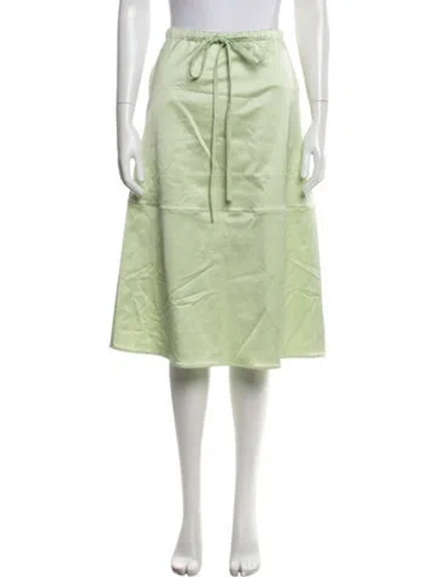 Pre-owned Alysi Midi Length Skirt W/ Tags In Green