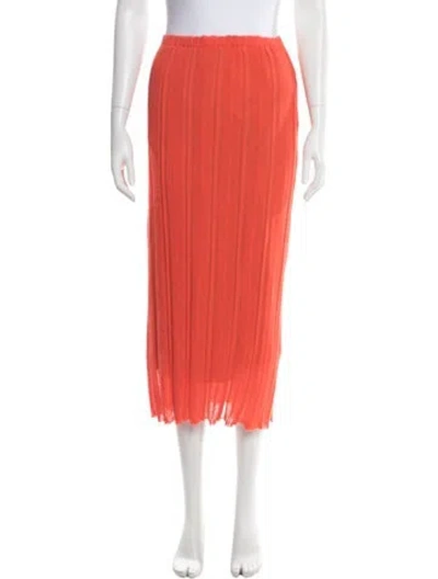 Pre-owned Alysi Midi Length Skirt W/ Tags In Orange