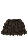 Alysi Mini Leather Bag In Brown