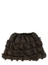 Alysi Mini Leather Bag In Brown