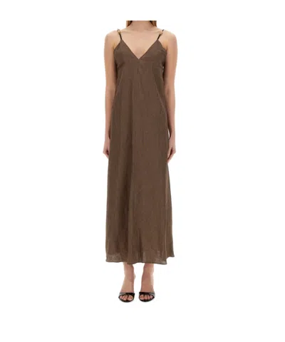 Alysi Mini Stripe Maxi Dress