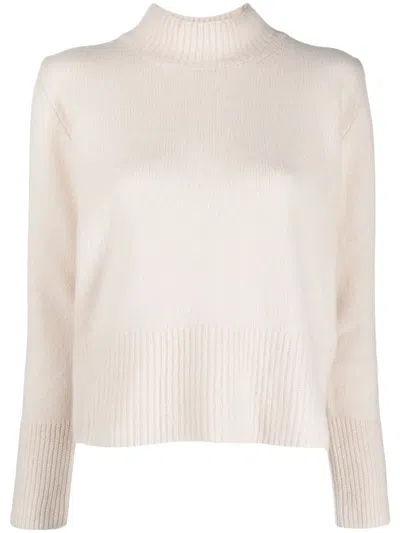 Alysi Chocolat Woman Turtleneck Light Pink Size S Virgin Wool