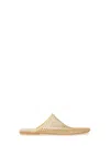 Alysi Open-toe Mesh Slip-on Sabot In Mesh In Gold