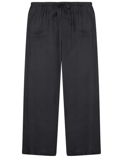 Alysi Pantalone Ampio Con Coulisse In Black
