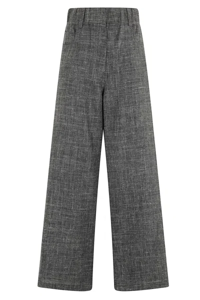 Alysi Pantalone Graniglia In Black