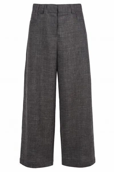 Alysi - Pants - 480603 - Taupe In Gray