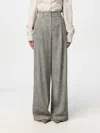 Alysi Belt-loop Casual Pants In Blau