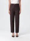 Alysi Pants  Woman Color Cocoa In Brown