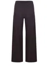 Alysi Plaid Pattern Casual Pants In Black