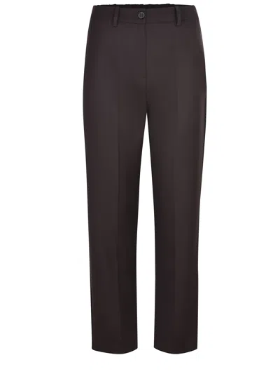 Alysi Pants Made Of A Wool Blend In Black