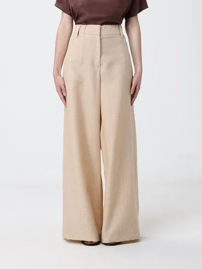 Alysi Pants Woman  In Neutral