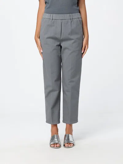 Alysi Pants Woman Color Grey In Blue