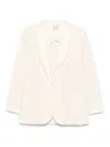 Alysi Patterned-jacquard Blazer In Neutrals