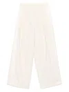Alysi Patterned-jacquard Trousers In Neutrals