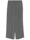 Alysi Peach-touch Trousers In Grey