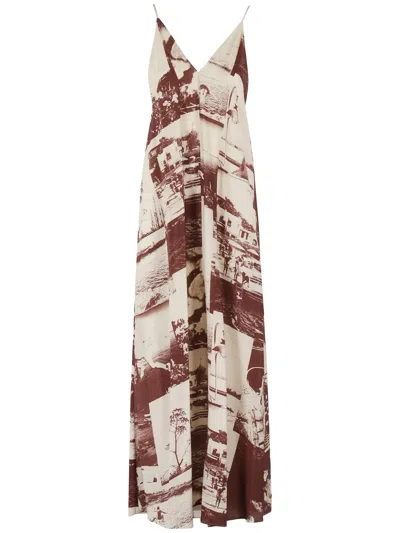 ALYSI PHOTO-PRINT DRESS