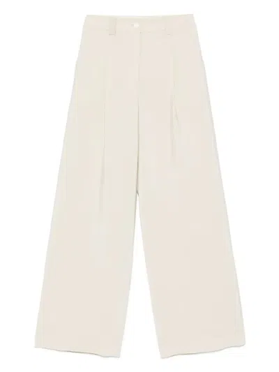 Alysi Hose Mit Bundfalten In Nude