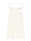Alysi Pleat-detailed Cotton Trousers In White