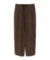 Alysi Pleated Detail Track Pants In Multi