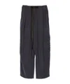 Alysi Pleated Detail Track Pants In Black