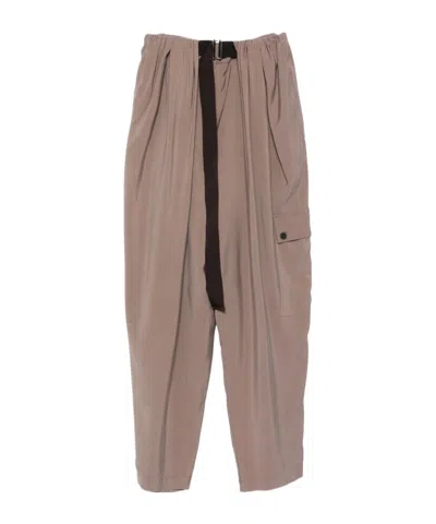ALYSI ALYSI PLEATED DETAIL TRACK PANTS