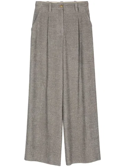 ALYSI PLEATED PALAZZO PANTS