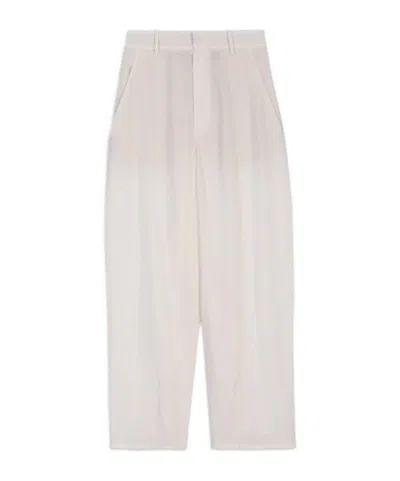 Alysi Pleated Tailored Pants In Neutral