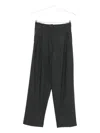 Alysi Pleat Detail Track Pants In Black