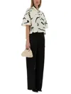 Alysi Polo Shirt Abstract Orchestra In White
