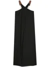 ALYSI ALYSI POPLIN LONG DRESS