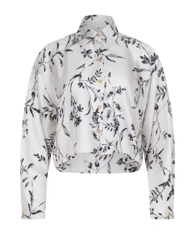 ALYSI PRINTED LONG-SLEEVED SHIRT