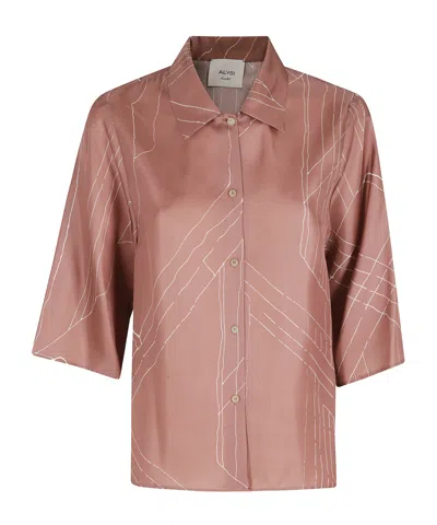 Alysi Printed Shirt In Pink