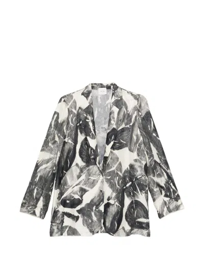 ALYSI Alysi Printed Single-Breasted Jacket