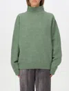 Alysi Relaxed-fit Turtleneck Sweater With Dropped Shoulders In Grün