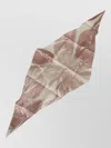 Alysi Rectangular Lightweight Scarf Soft Texture Abstract Pattern In Brown