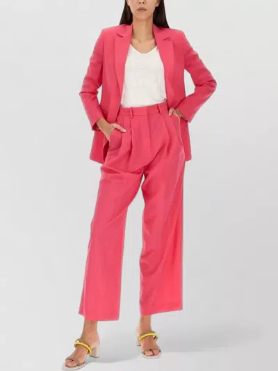 Alysi Regular Fit Jacket Single Breasted Design In Pink