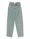 Alysi Rhinestone-embellished Jeans In Blue
