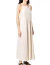 Alysi Rib Dress In Taupe In Grey