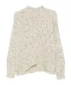 Alysi Turtle-neck Sweater In White
