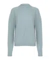 Alysi Ribbed Crewneck Sweater In Gray