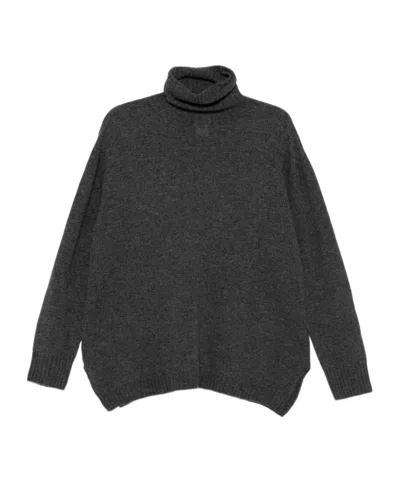 ALYSI RIBBED TURTLENECK SWEATER