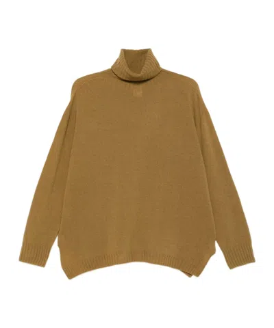 ALYSI RIBBED TURTLENECK SWEATER