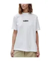 Alysi Ricamo Brand T-shirt In White