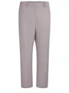 Alysi Pressed-crease Trousers In Gray