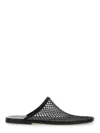 Alysi Black Mesh Slip-on Sabot In Mesh In Black