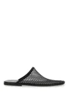 Alysi Black Mesh Slip-on Sabot In Mesh