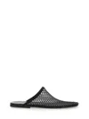 Alysi Black Mesh Slip-on Sabot In Mesh In Black