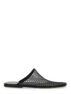 Alysi Black Mesh Slip-on Sabot In Mesh In Black